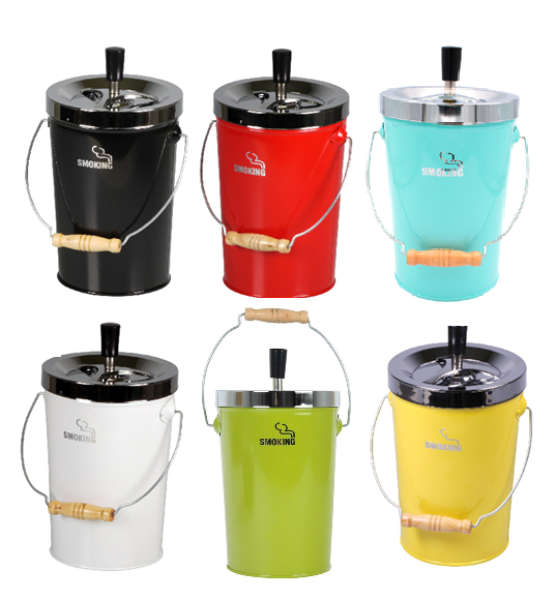 Drehaschenbecher "Kübel Smoking"